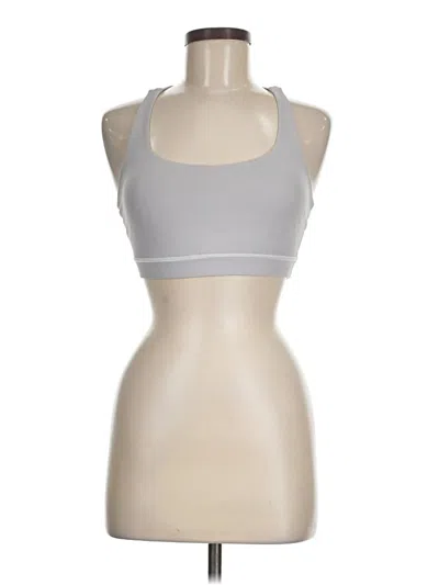 Pre-owned Lululemon Athletica Sports Bra In Gray