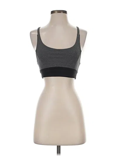 Pre-owned Lululemon Athletica Sports Bra In Gray