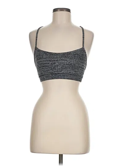 Pre-owned Lululemon Athletica Sports Bra In Gray