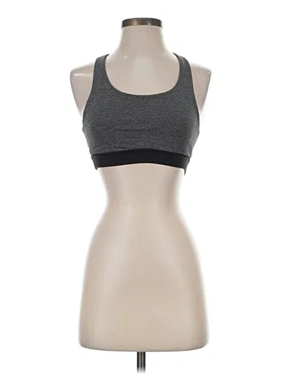 Pre-owned Lululemon Athletica Sports Bra In Gray