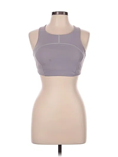 Pre-owned Lululemon Athletica Sports Bra In Gray