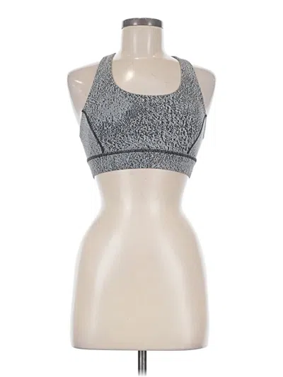 Pre-owned Lululemon Athletica Sports Bra In Gray