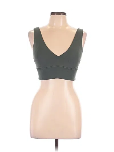 Pre-owned Lululemon Athletica Sports Bra In Gray