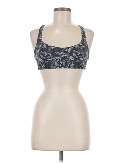 Pre-owned Lululemon Athletica Sports Bra In Gray