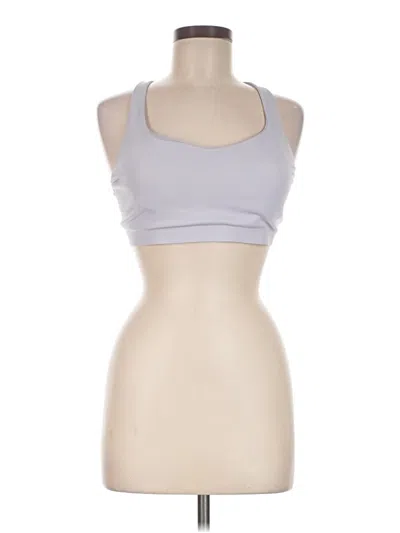 Pre-owned Lululemon Athletica Sports Bra In Gray