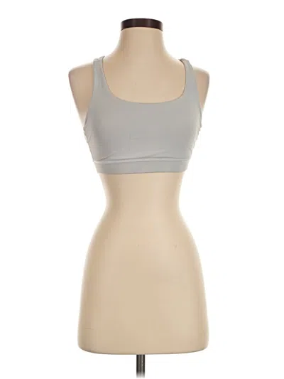 Pre-owned Lululemon Athletica Sports Bra In Gray