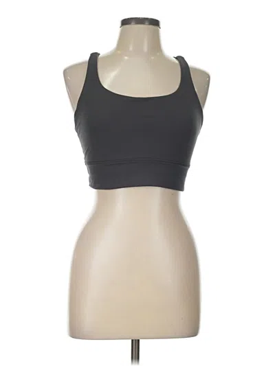 Pre-owned Lululemon Athletica Sports Bra In Gray