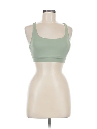 Pre-owned Lululemon Athletica Sports Bra In Green