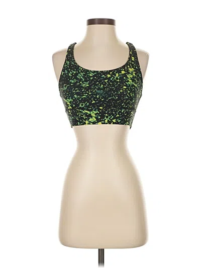 Pre-owned Lululemon Athletica Sports Bra In Green