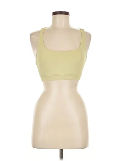 Pre-owned Lululemon Athletica Sports Bra In Green