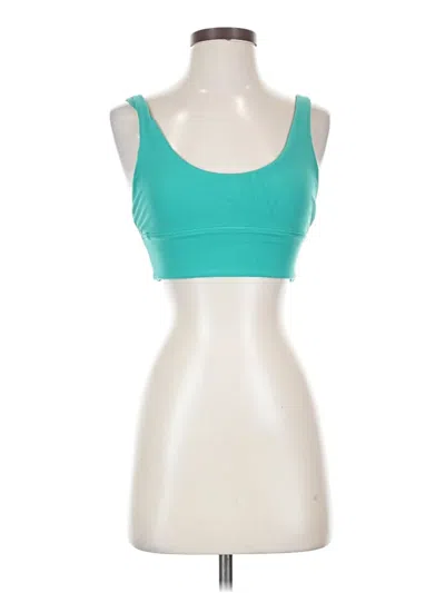 Pre-owned Lululemon Athletica Sports Bra In Green