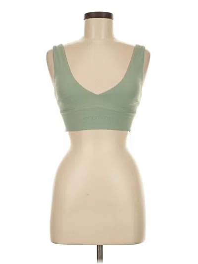 Pre-owned Lululemon Athletica Sports Bra In Green