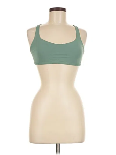 Pre-owned Lululemon Athletica Sports Bra In Green