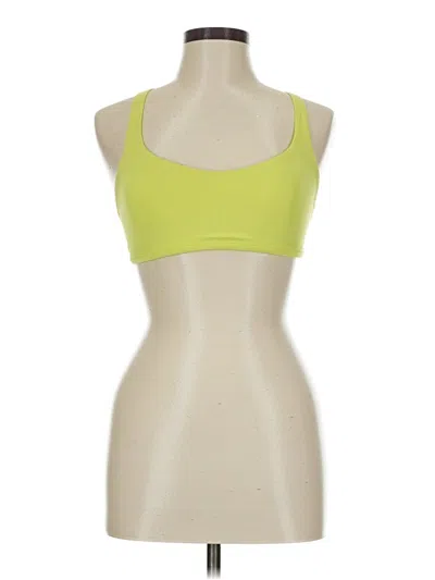 Pre-owned Lululemon Athletica Sports Bra In Green