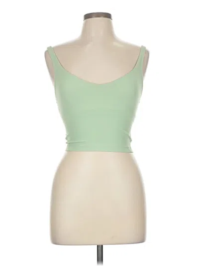Pre-owned Lululemon Athletica Sports Bra In Green