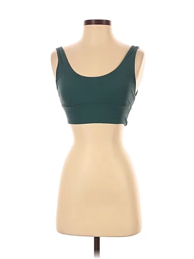 Pre-owned Lululemon Athletica Sports Bra In Green