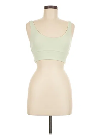 Pre-owned Lululemon Athletica Sports Bra In Green