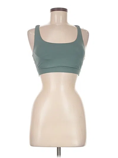 Pre-owned Lululemon Athletica Sports Bra In Green