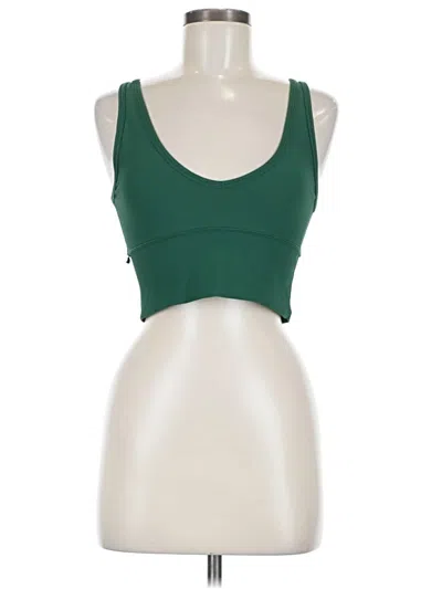 Pre-owned Lululemon Athletica Sports Bra In Green
