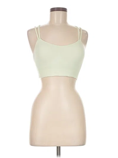 Pre-owned Lululemon Athletica Sports Bra In Green