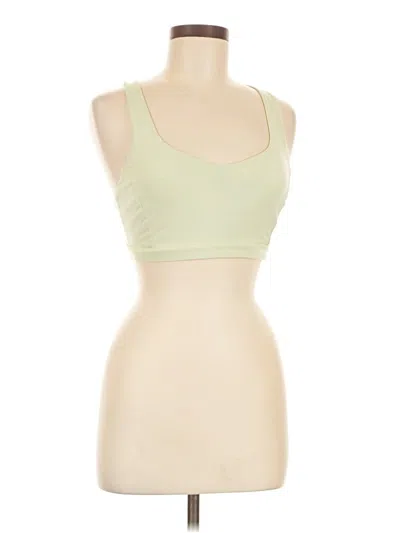 Pre-owned Lululemon Athletica Sports Bra In Green