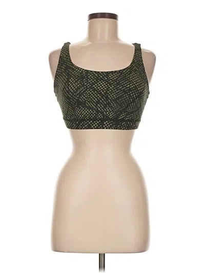 Pre-owned Lululemon Athletica Sports Bra In Green