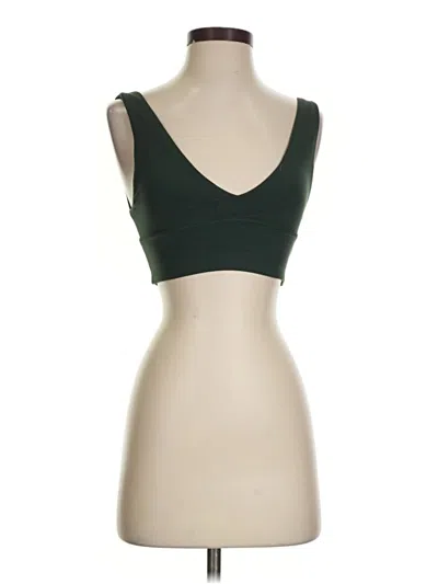 Pre-owned Lululemon Athletica Sports Bra In Green
