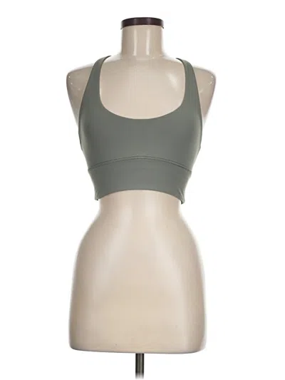 Pre-owned Lululemon Athletica Sports Bra In Green