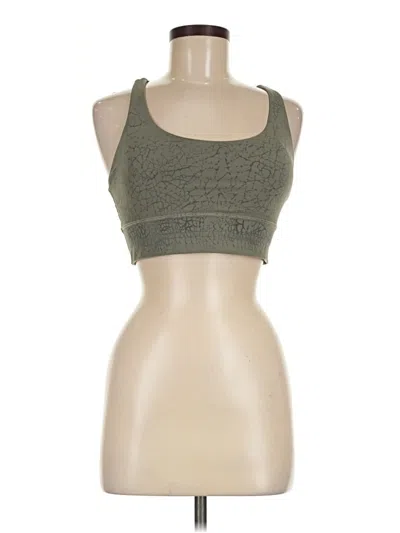 Pre-owned Lululemon Athletica Sports Bra In Green