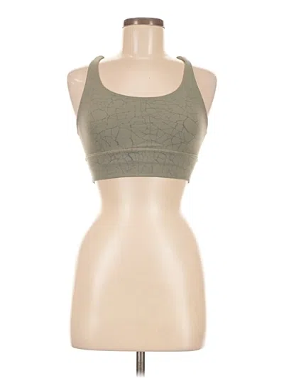 Pre-owned Lululemon Athletica Sports Bra In Green