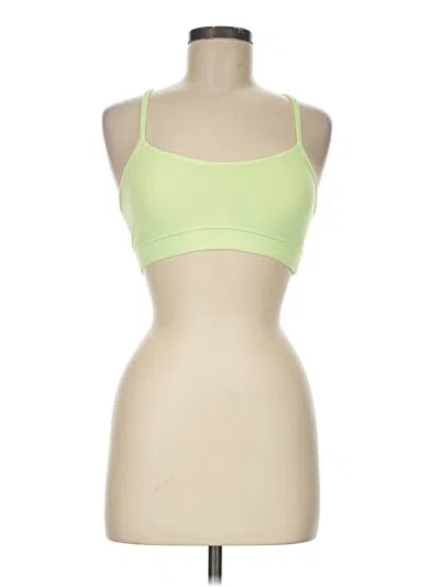 Pre-owned Lululemon Athletica Sports Bra In Green