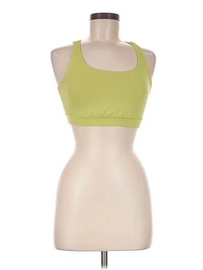 Pre-owned Lululemon Athletica Sports Bra In Green