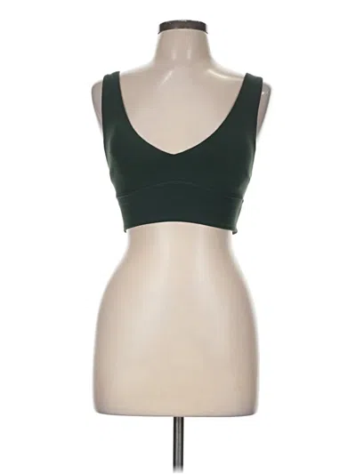 Pre-owned Lululemon Athletica Sports Bra In Green