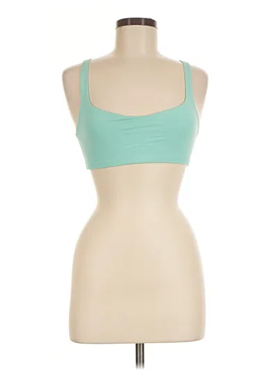 Pre-owned Lululemon Athletica Sports Bra In Green