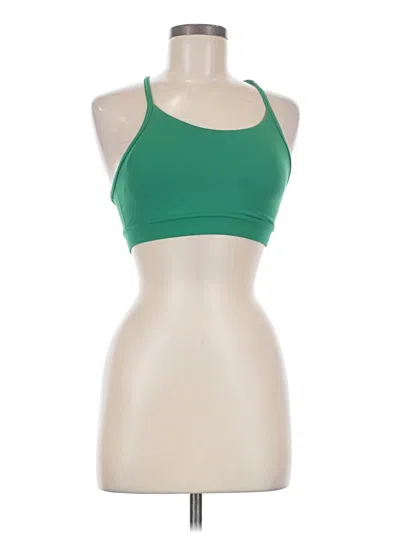 Pre-owned Lululemon Athletica Sports Bra In Green