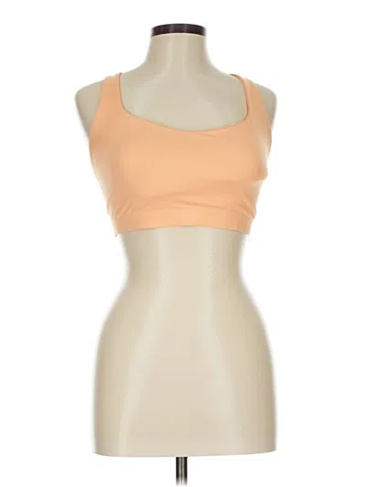 Pre-owned Lululemon Athletica Sports Bra In Orange