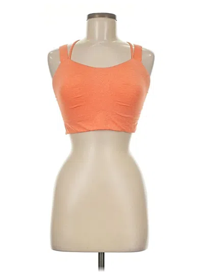 Pre-owned Lululemon Athletica Sports Bra In Orange