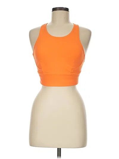 Pre-owned Lululemon Athletica Sports Bra In Orange