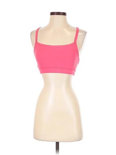 Pre-owned Lululemon Athletica Sports Bra In Pink