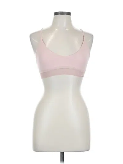 Pre-owned Lululemon Athletica Sports Bra In Pink