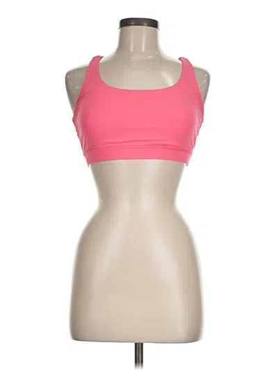 Pre-owned Lululemon Athletica Sports Bra In Pink