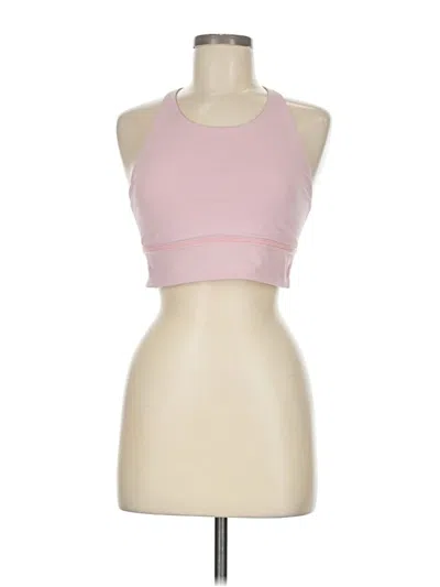 Pre-owned Lululemon Athletica Sports Bra In Pink