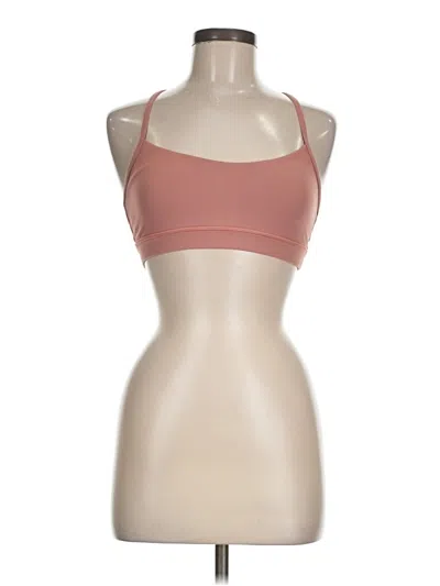 Pre-owned Lululemon Athletica Sports Bra In Pink