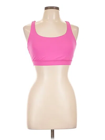 Pre-owned Lululemon Athletica Sports Bra In Pink