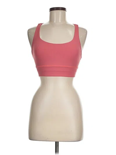 Pre-owned Lululemon Athletica Sports Bra In Pink