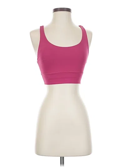 Pre-owned Lululemon Athletica Sports Bra In Pink