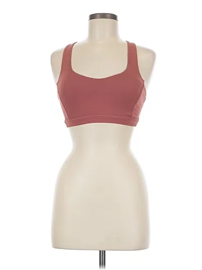 Pre-owned Lululemon Athletica Sports Bra In Pink