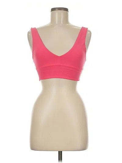 Pre-owned Lululemon Athletica Sports Bra In Pink