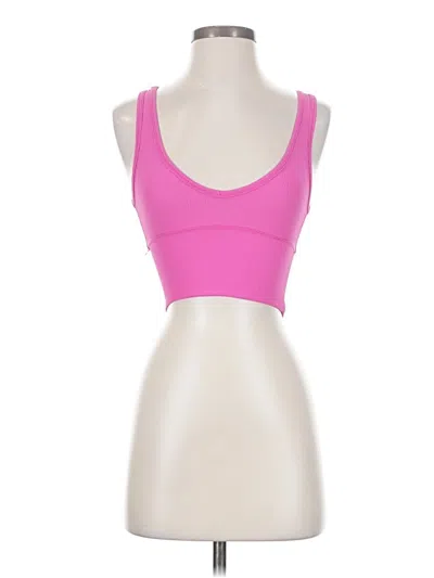 Pre-owned Lululemon Athletica Sports Bra In Pink