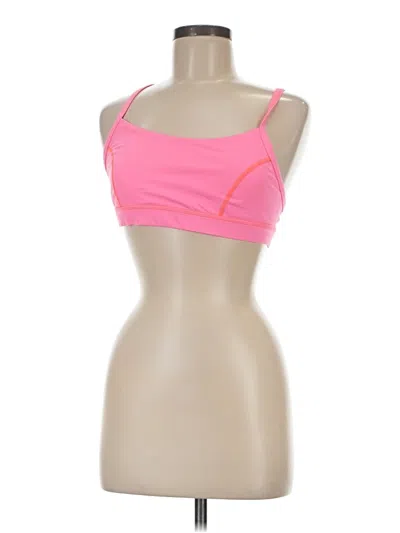 Pre-owned Lululemon Athletica Sports Bra In Pink